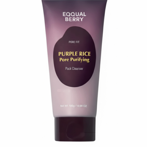 EQQUALBERRY Purple Rice Pore Purifying Pack Cleanser 130G